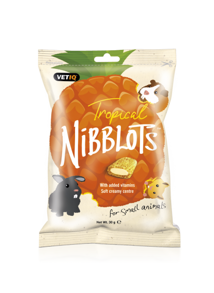 Vetiq Przysmaki dla gryzoni Owoce tropikalne Nibblots For Small Animals Tropical 30g